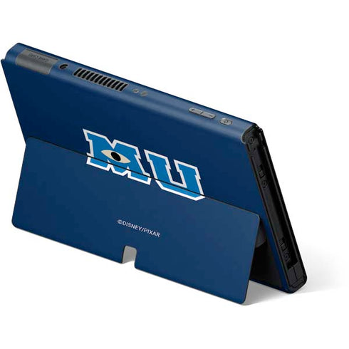 Disney Monsters University MU Logo Nintendo Switch OLED (2021) Skin